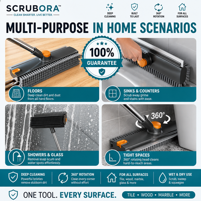 Scrubora™ 4-in-1 Floor Cleaning System